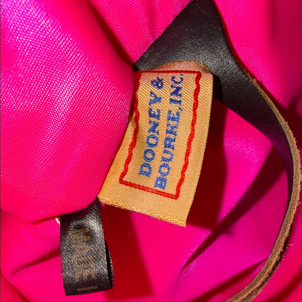 Dooney & Bourke Stylish Pink Zebra-Print Tote Bag NWT - Picture 13 of 15